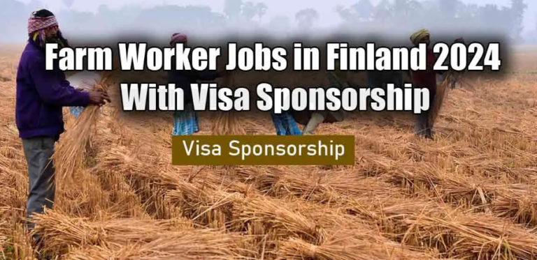 FARM JOBS IN FINLAND FOR FOREIGNERS WITH VISA SPONSORSHIP 2024