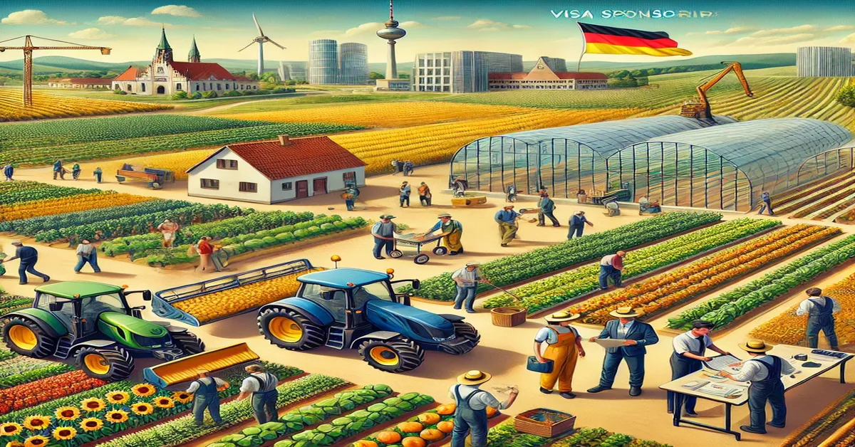 Visa Sponsorship Agriculture Jobs in Germany 2024