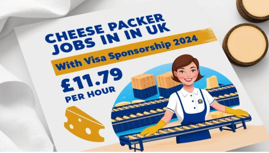 Cheese Packer Jobs in the UK with Visa Sponsorship